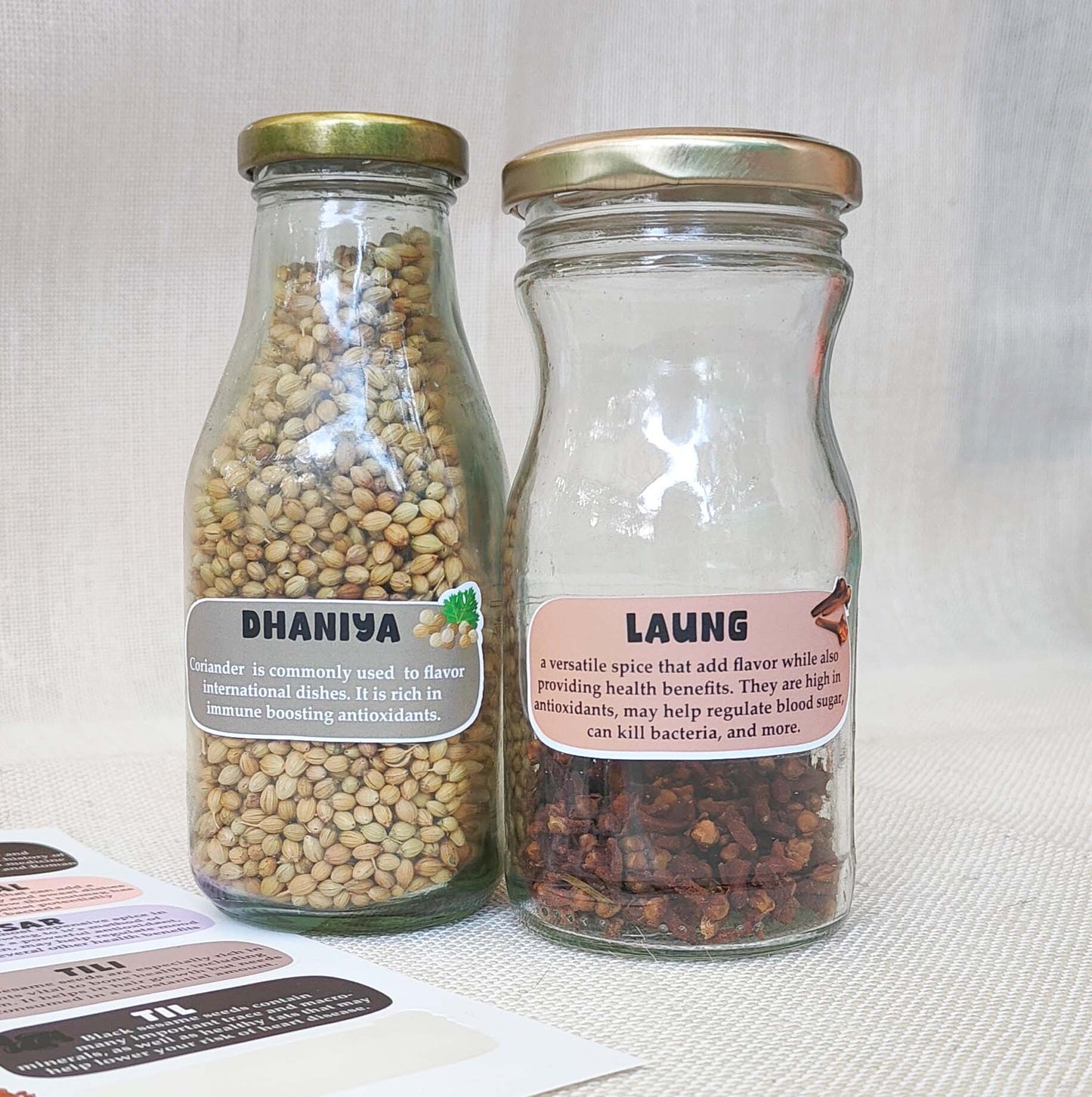 Pantry Stickers | matte laminated Vinyl