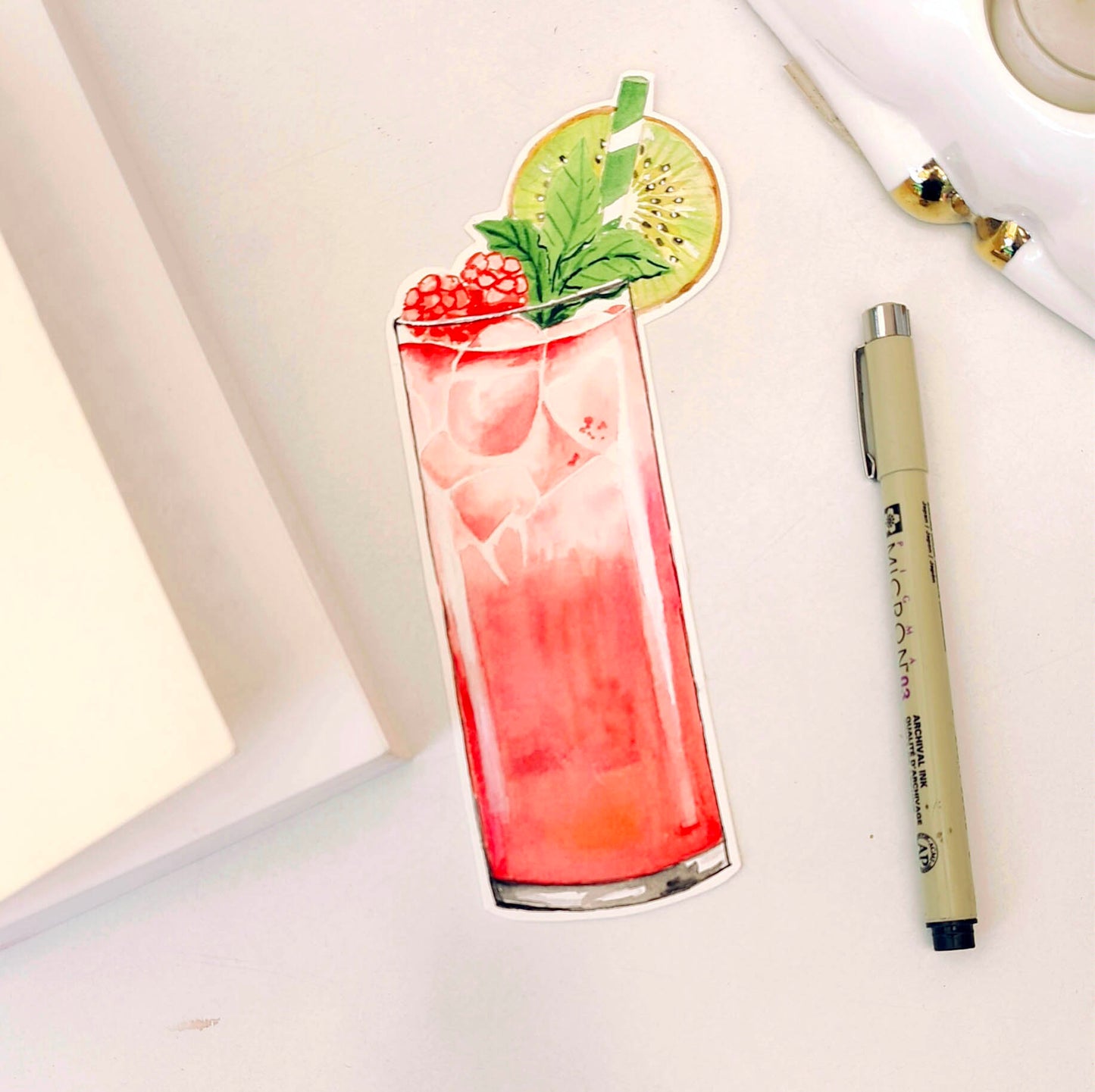 Goan drink | handmade bookmark