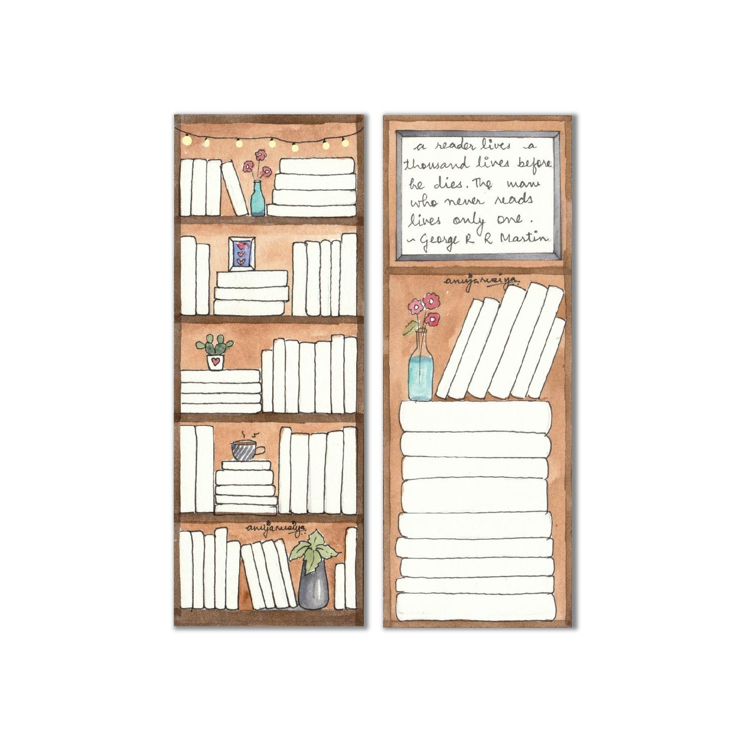 Mindfulness bookmarks