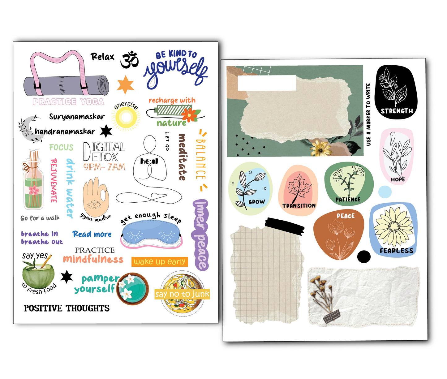 BUJO and welness Stickers
