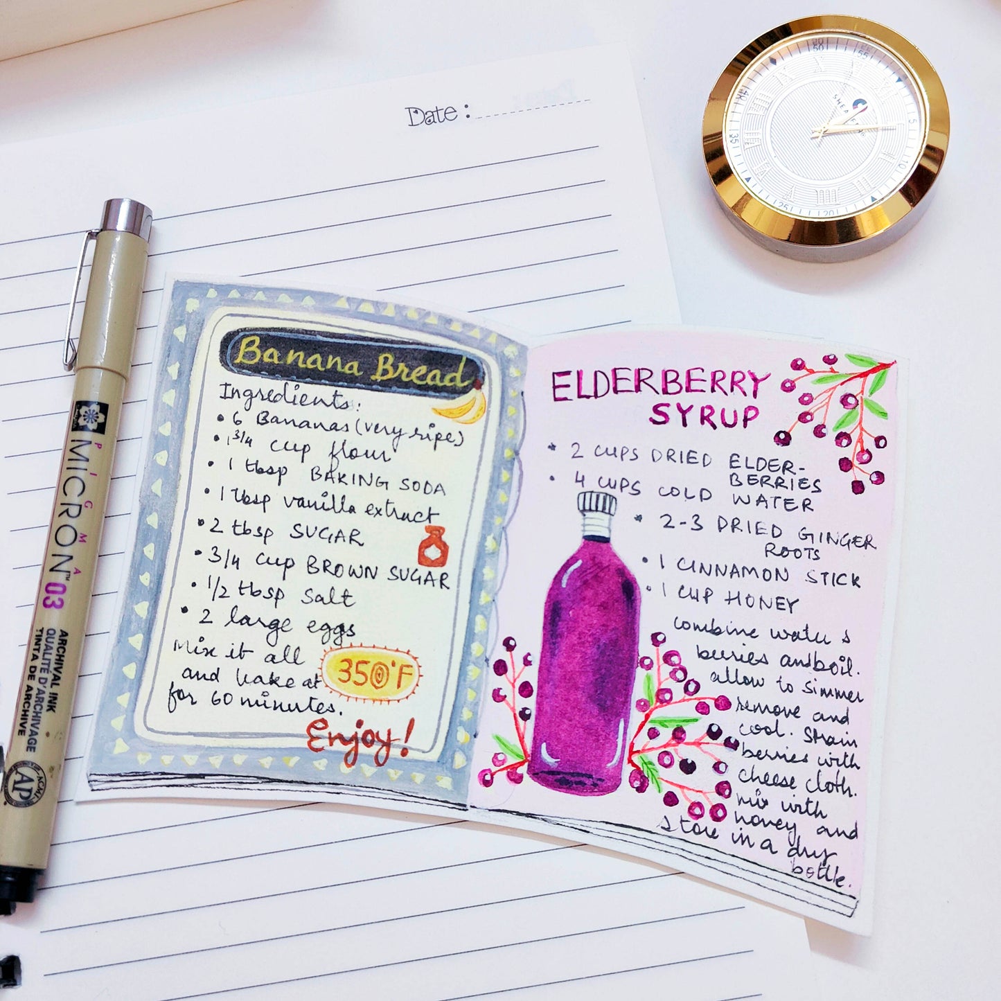 Recipe postcard | Handmade