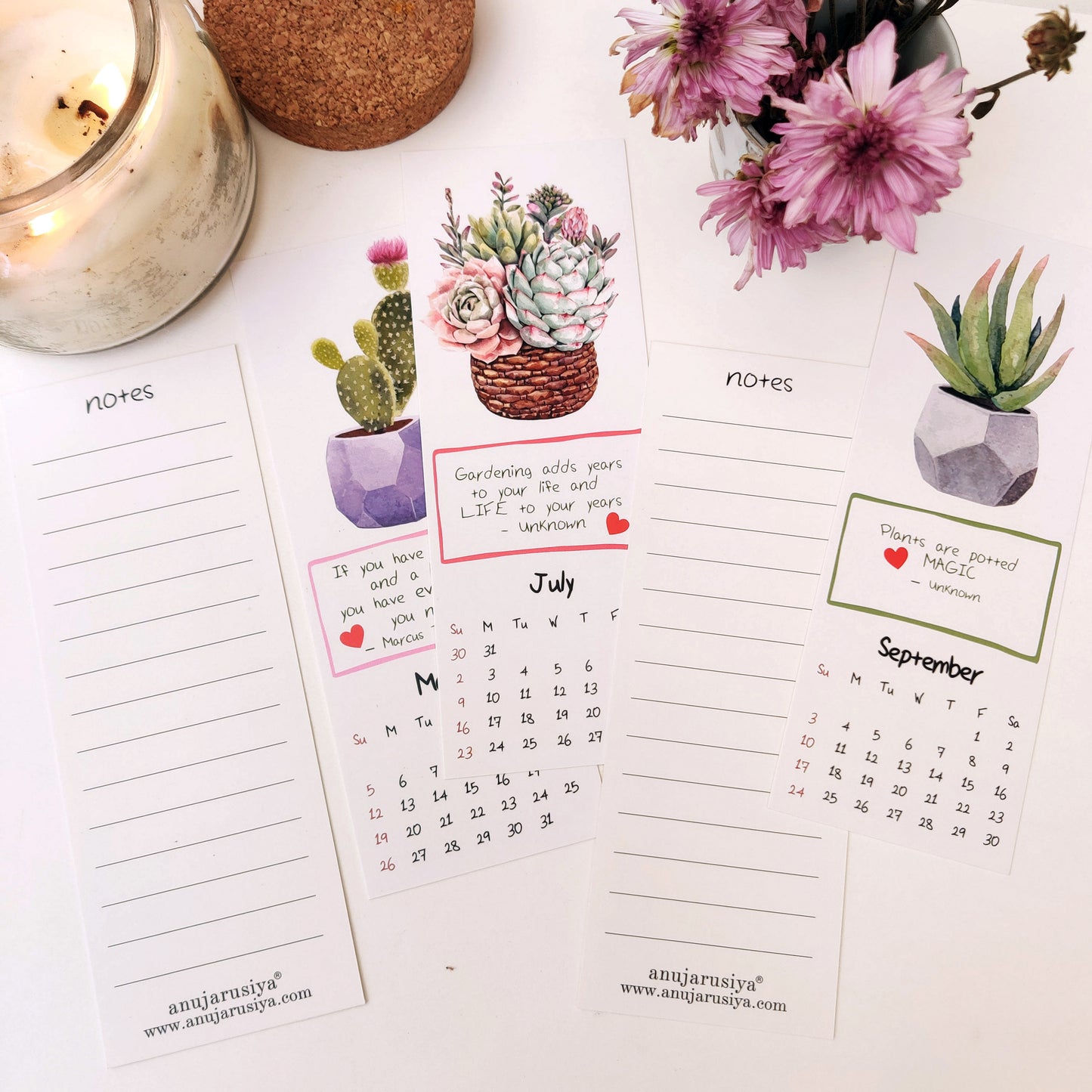 Bookmark Calendar 2023