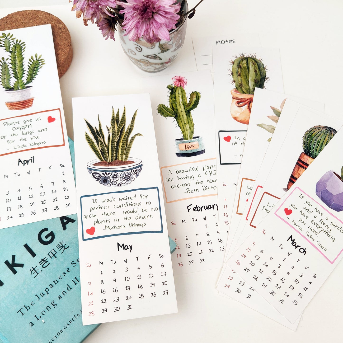 Bookmark Calendar 2023
