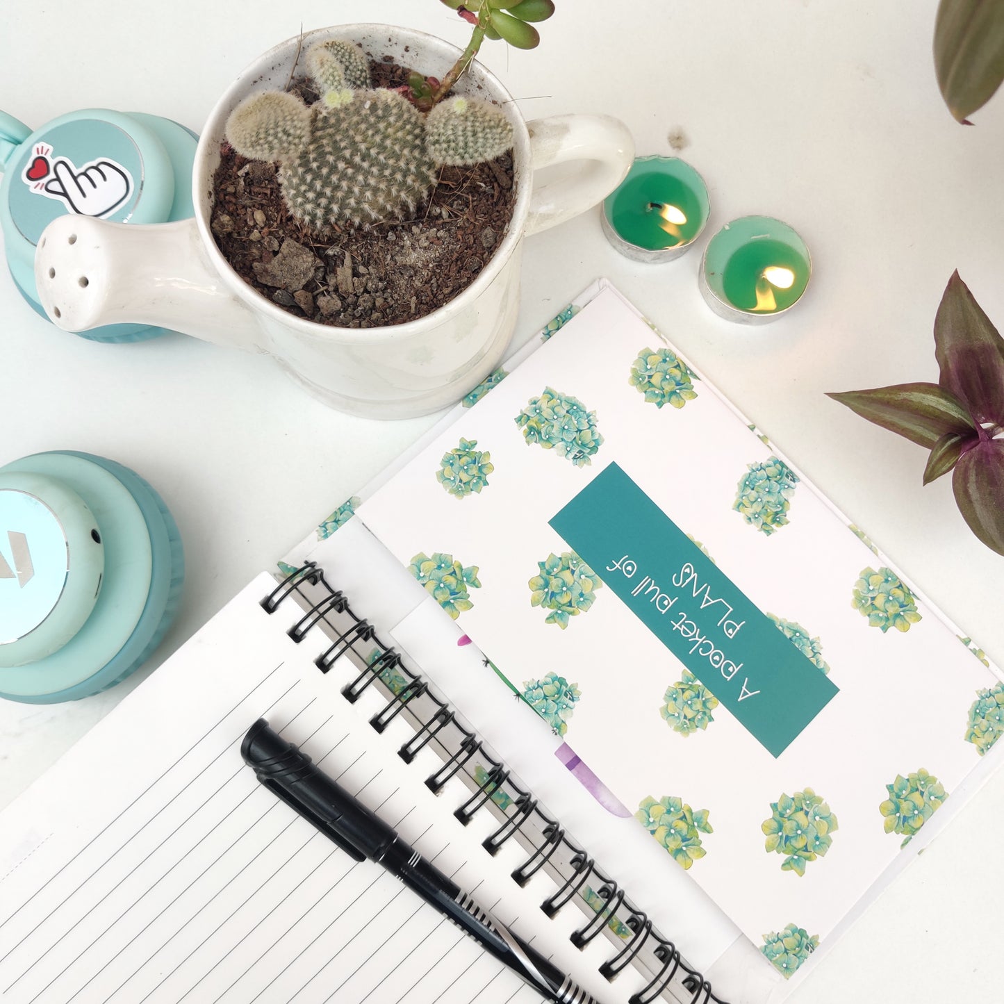 Hydrangea Notebook | 6" X 8.5"
