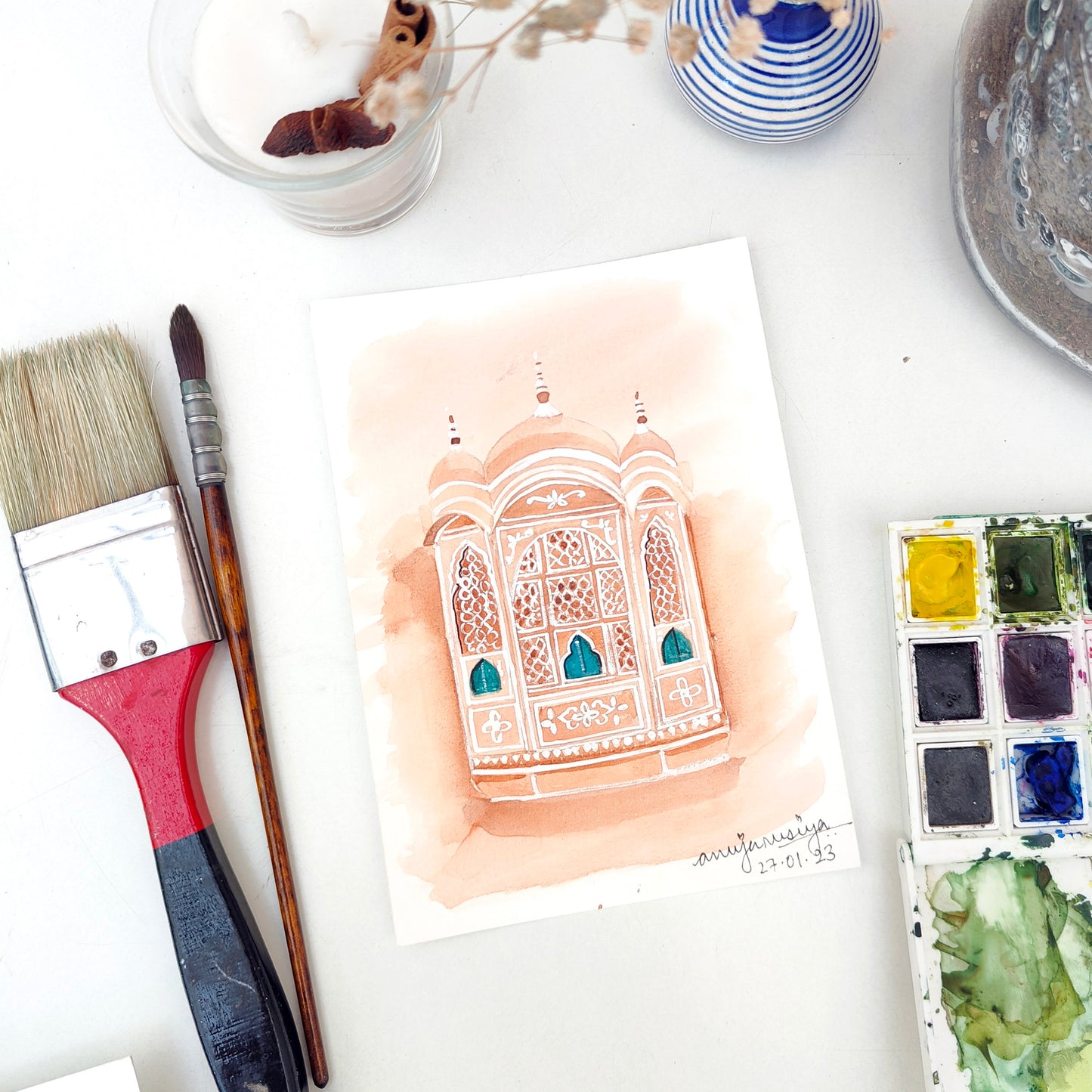 Jharokha Postcard | Hawa Mahal Jaipur
