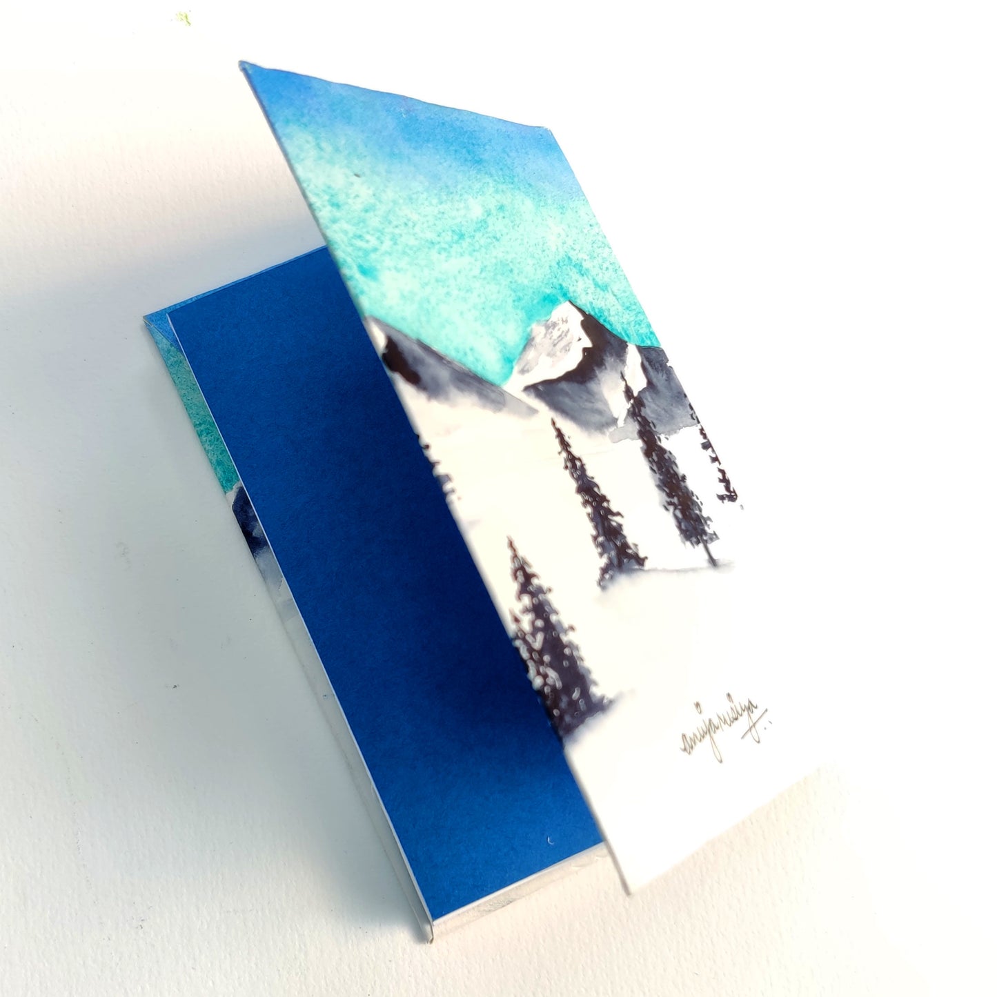 Winter Landscape pocket notebook | Handmade