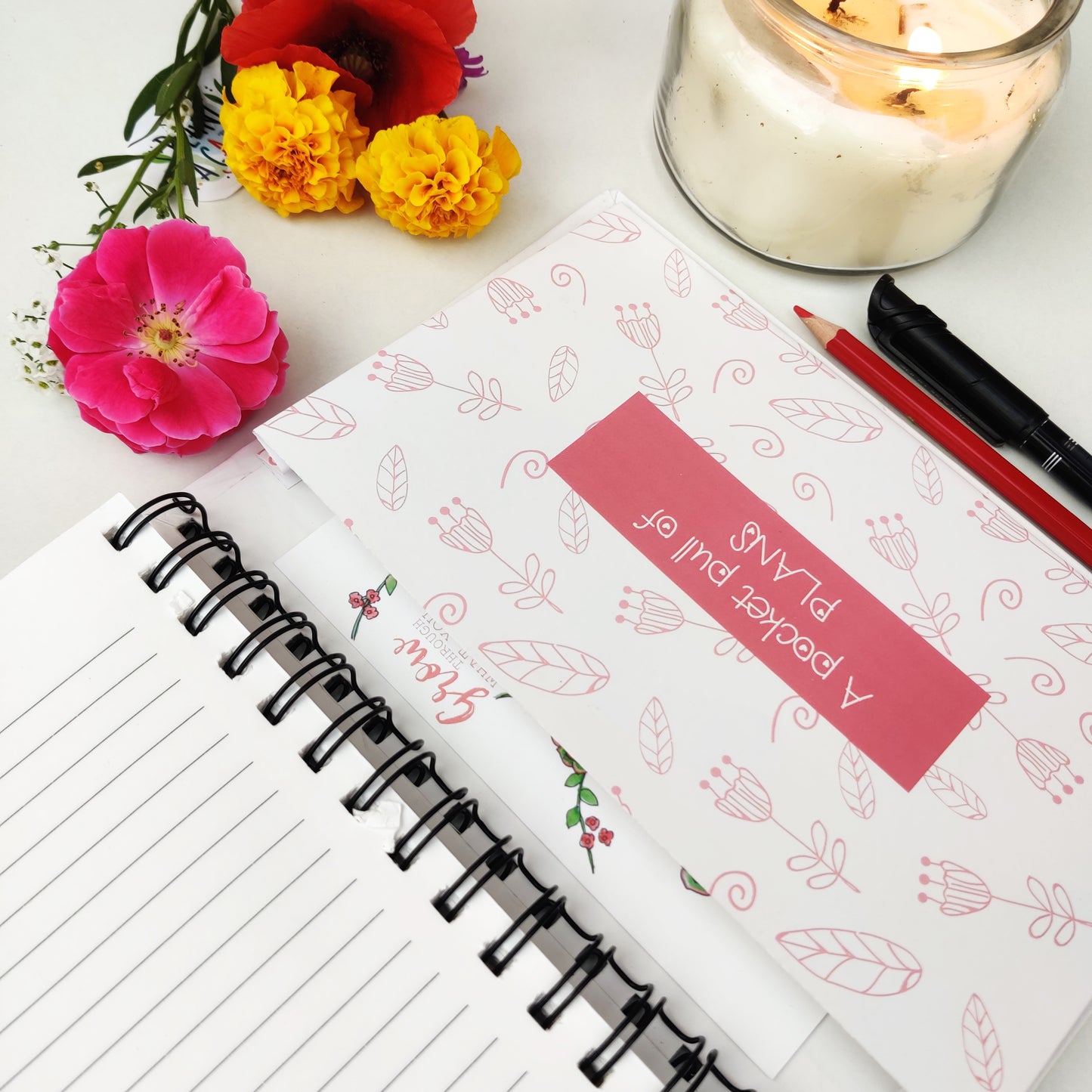 Rose Bloom Notebook | 6" X 8.5"