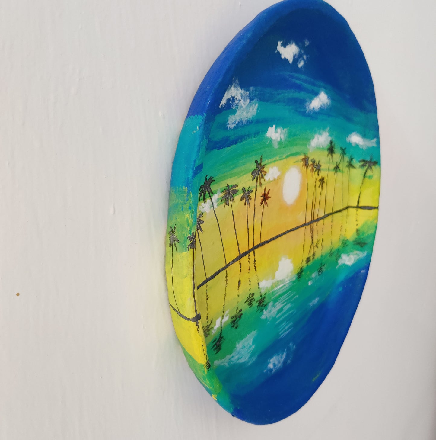 Tropical Sunrise Wall Plate