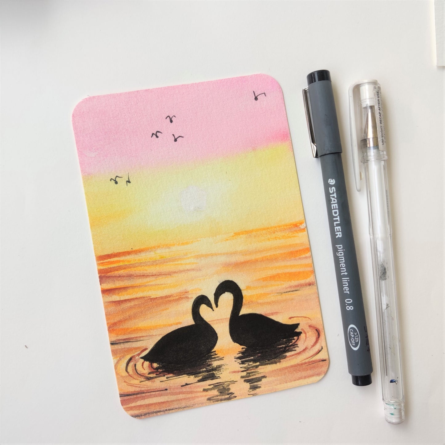 Love Birds Postcard