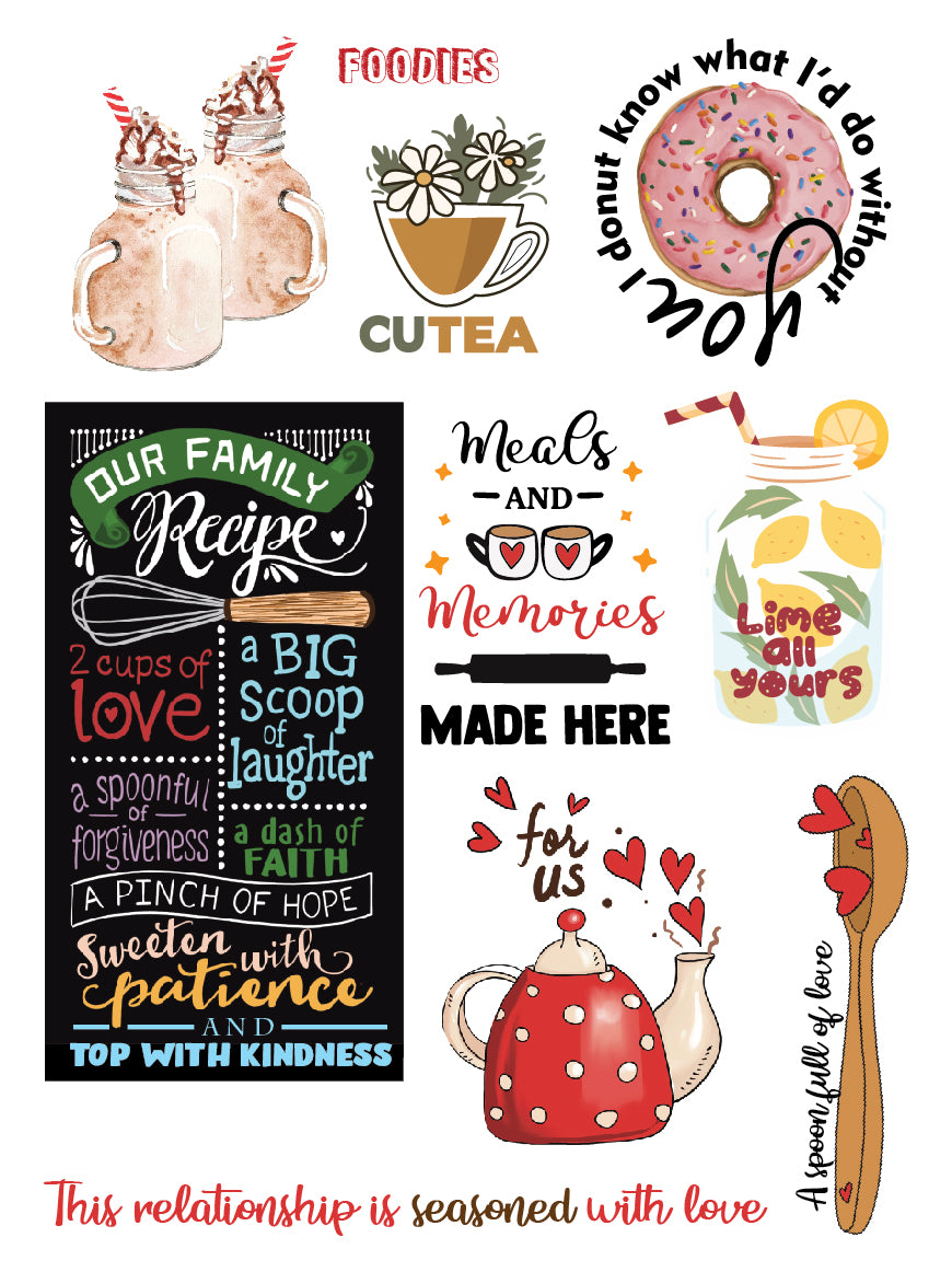 Love and happiness | Pack of stickers