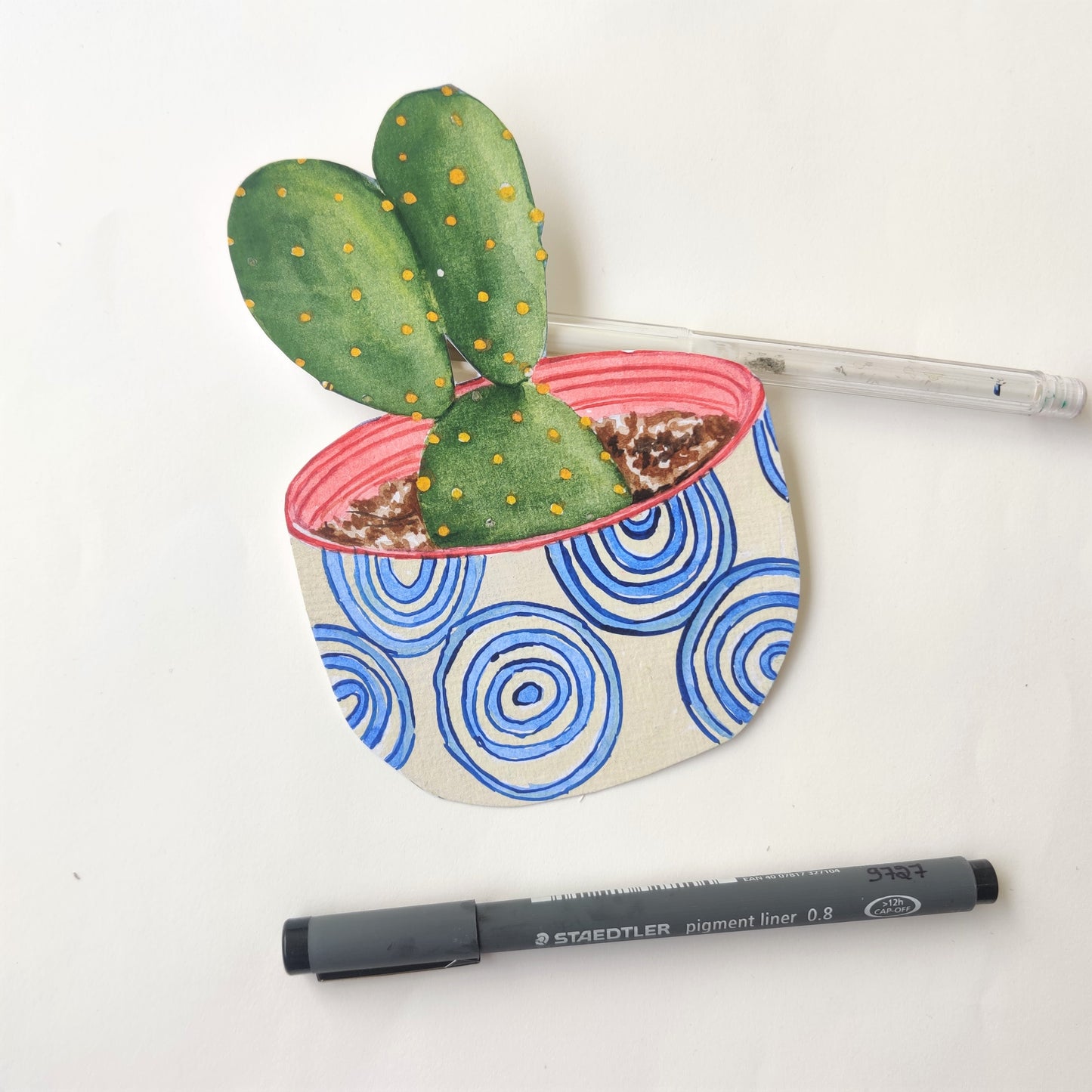 Mickey Cactus bookmark