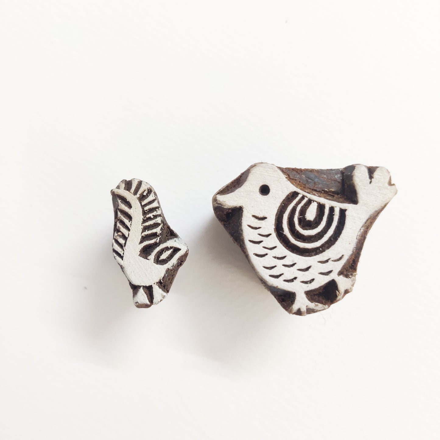Squirrel and Bird stamp | Wood Stamp