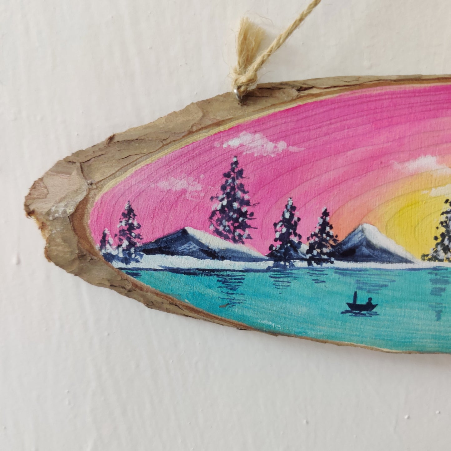 Wood Wall Plate | Oval shape