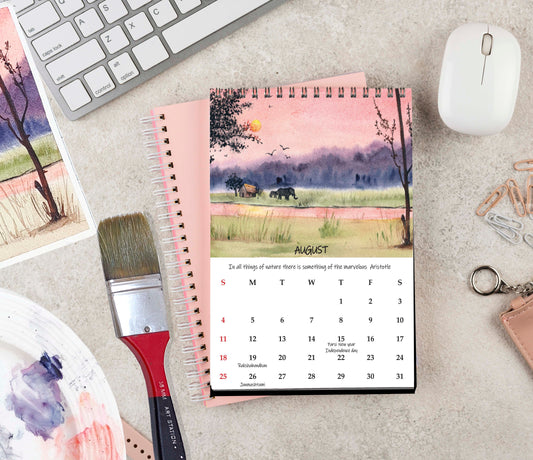 Wilderness Desk Calendar 2024