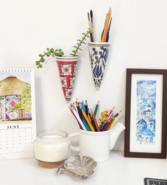 Multipurpose Holder | Hang on Wall | Red