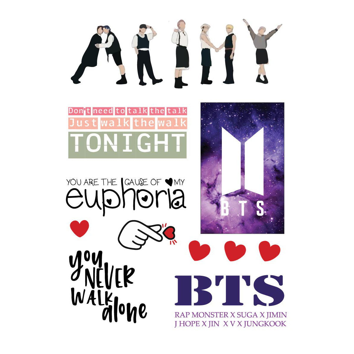 BTS | BP stickers