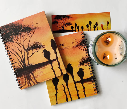 Simply Notes | Set of 5 Notebooks | 5 bookmarks