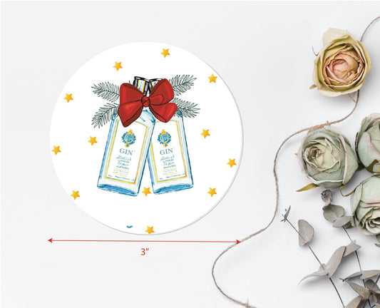 Gin-gle bells | MDF magnet