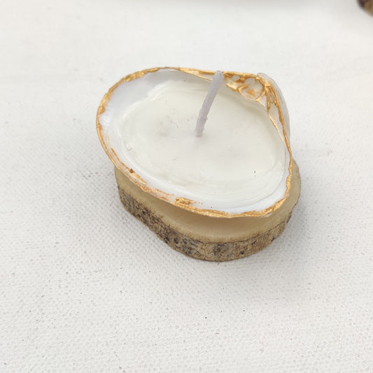 Triangular Shell Candle | 100% Soy wax | Vanilla Scented