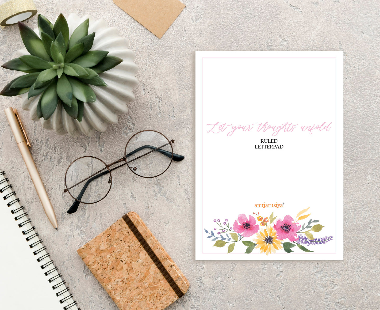 Ruled Letter Pad