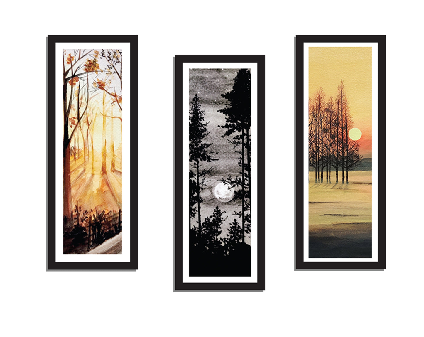 Nature's Trail Paintings | Set of 3