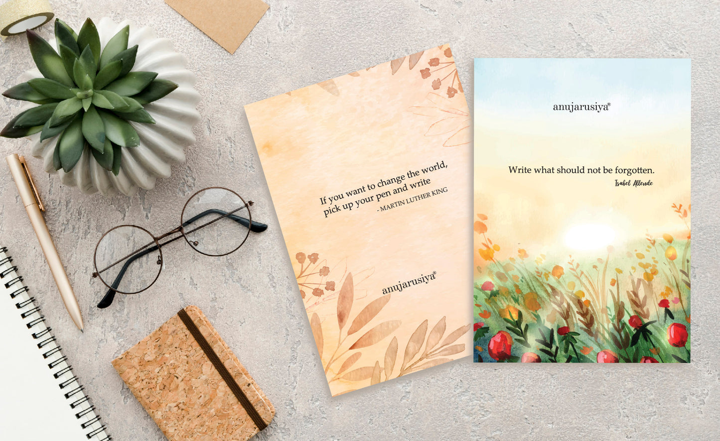 Set of 2 Letter Pads