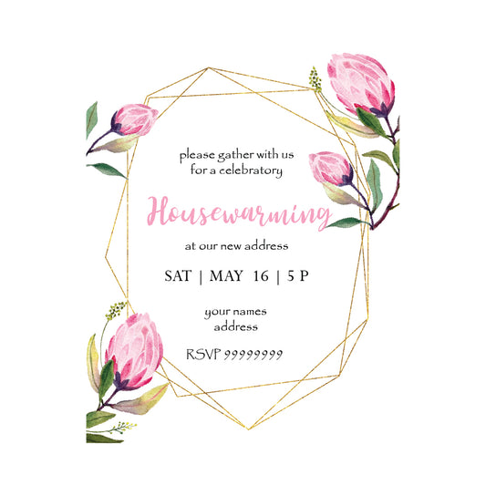 Housewarming Invitation | Digital file | Downloadable and Printable