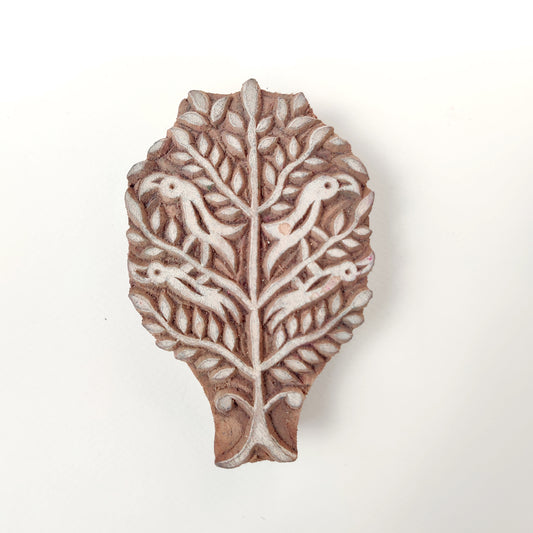 Tree with birds stamp | Wood Stamp