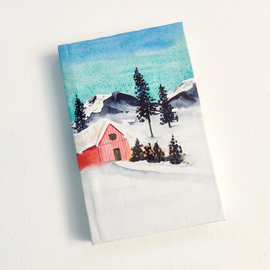 Winter Landscape pocket notebook | Handmade
