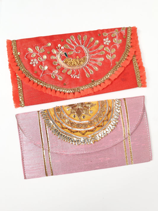 Money Envelope | Pink and Orange