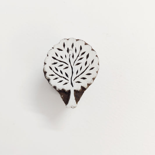 Round leaf stamp | Wood Stamp