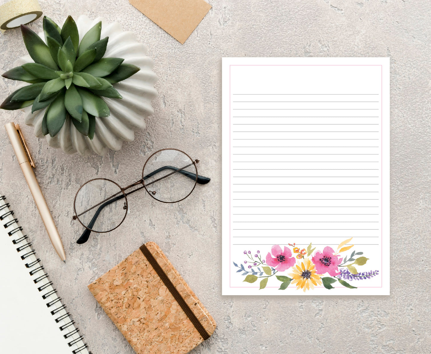 Ruled Letter Pad
